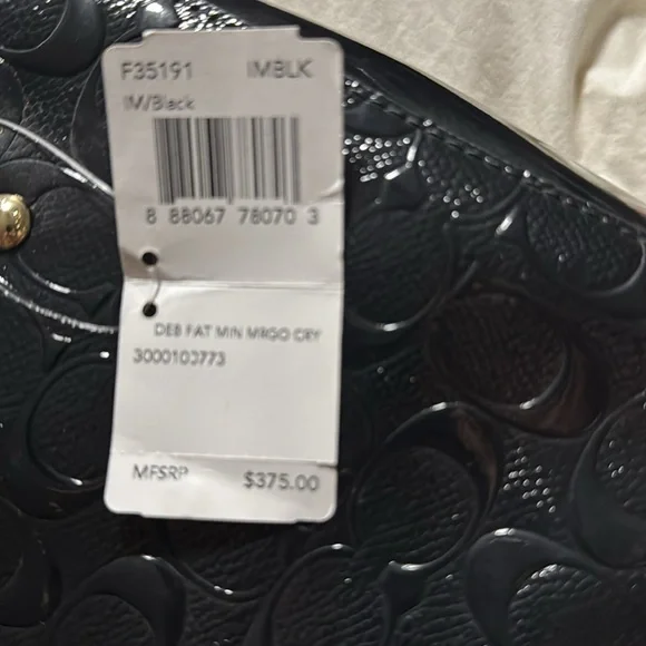 Brand New Shiny Black Coach Purse - Picture 10 of 13